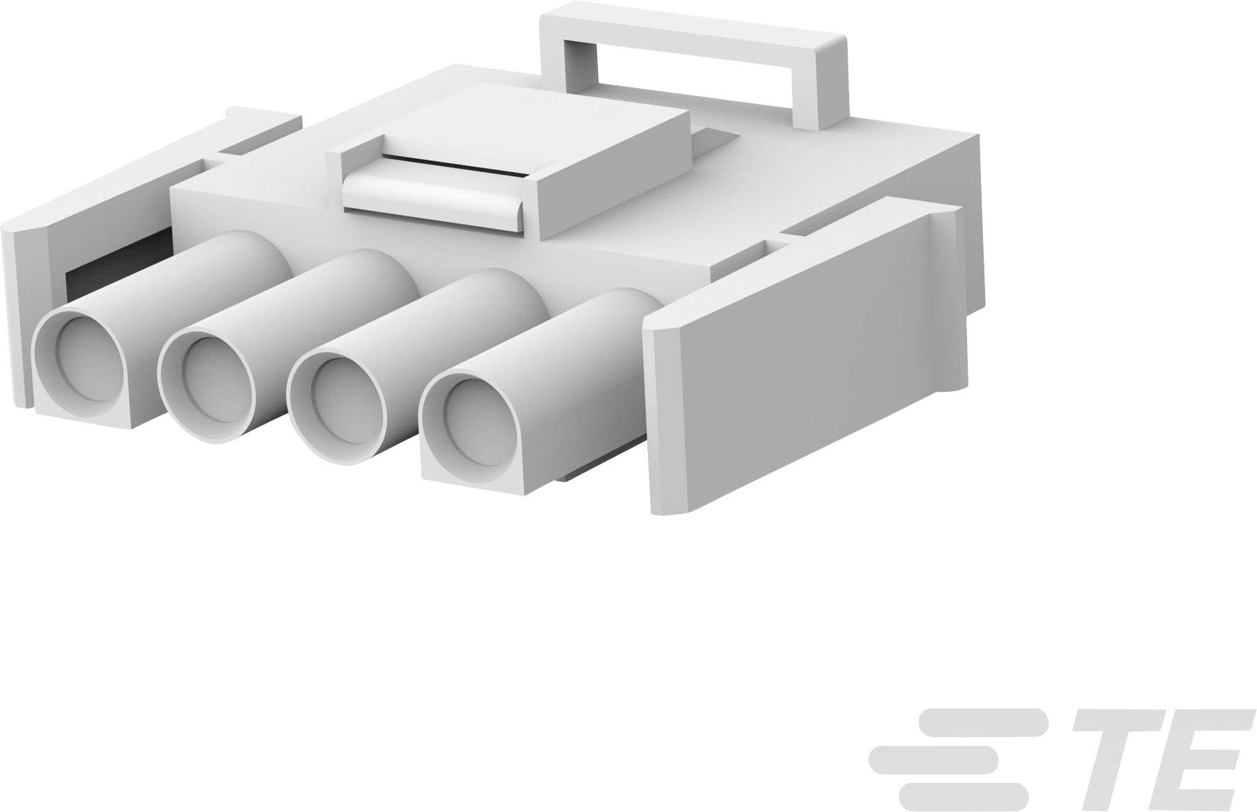 TE Connectivity Pin housing cable MATE-N-LOK Total number of pins 4 Contact spacing: 6.35 mm 770019-1