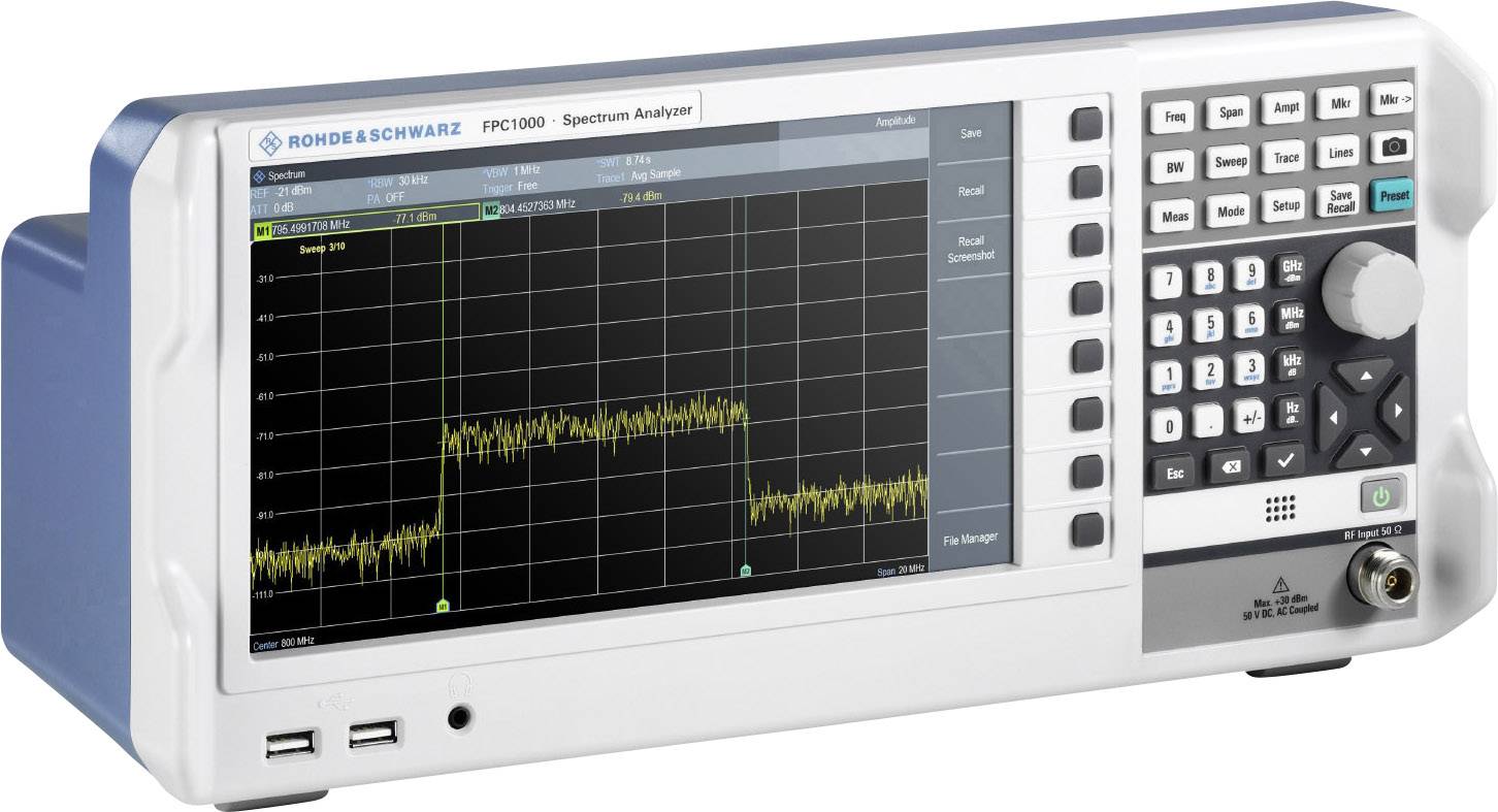 Rohde & Schwarz FPC-P1 Spectrum analyzer Manufacturer's standards (no certificate)