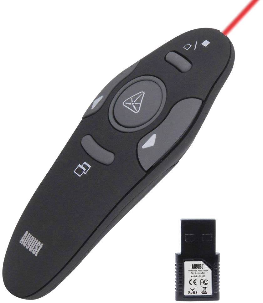 August LP205R Presenter incl. laser pointer