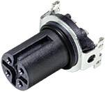 binder 09 0432 600 04 Mini DIN connector Socket, built-in Total number of pins: 4 1 pc(s)