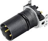 binder 09 0431 600 04 Mini DIN connector Plug, mount Total number of pins: 4 1 pc(s)
