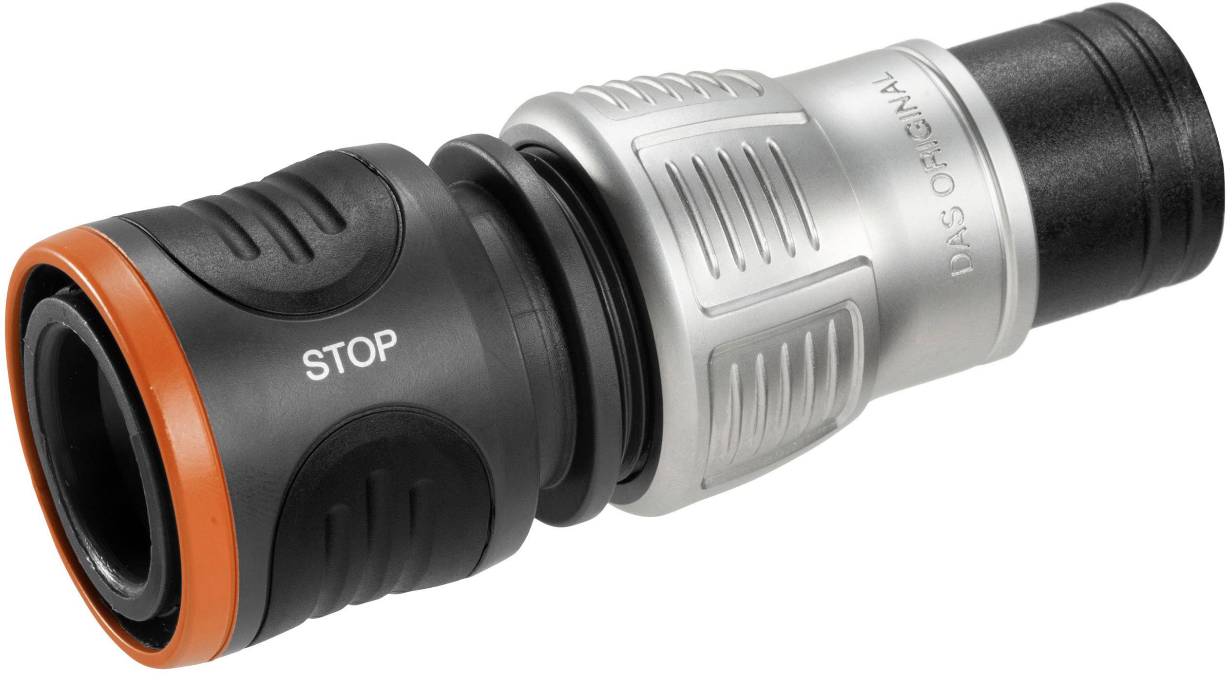 GARDENA 18253-50 Premium Plastic Waterstop connector Hose connector, 13 mm (1/2") - 15 mm (5/8") Water stop
