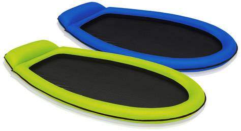 Intex Air mattress Mesh Lounge green or blue - color not selectable - 1 piece