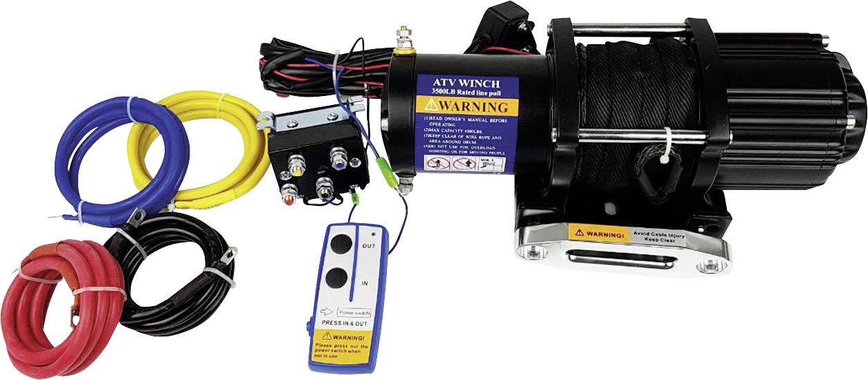 Berger & Schröter Winch 31766 Traction (rolling)=3150 kg Cordless remote control