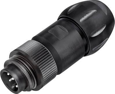 binder 99 4217 300 07 Micro DIN connector Plug, straight Total number of pins: 6 + PE 1 pc(s)