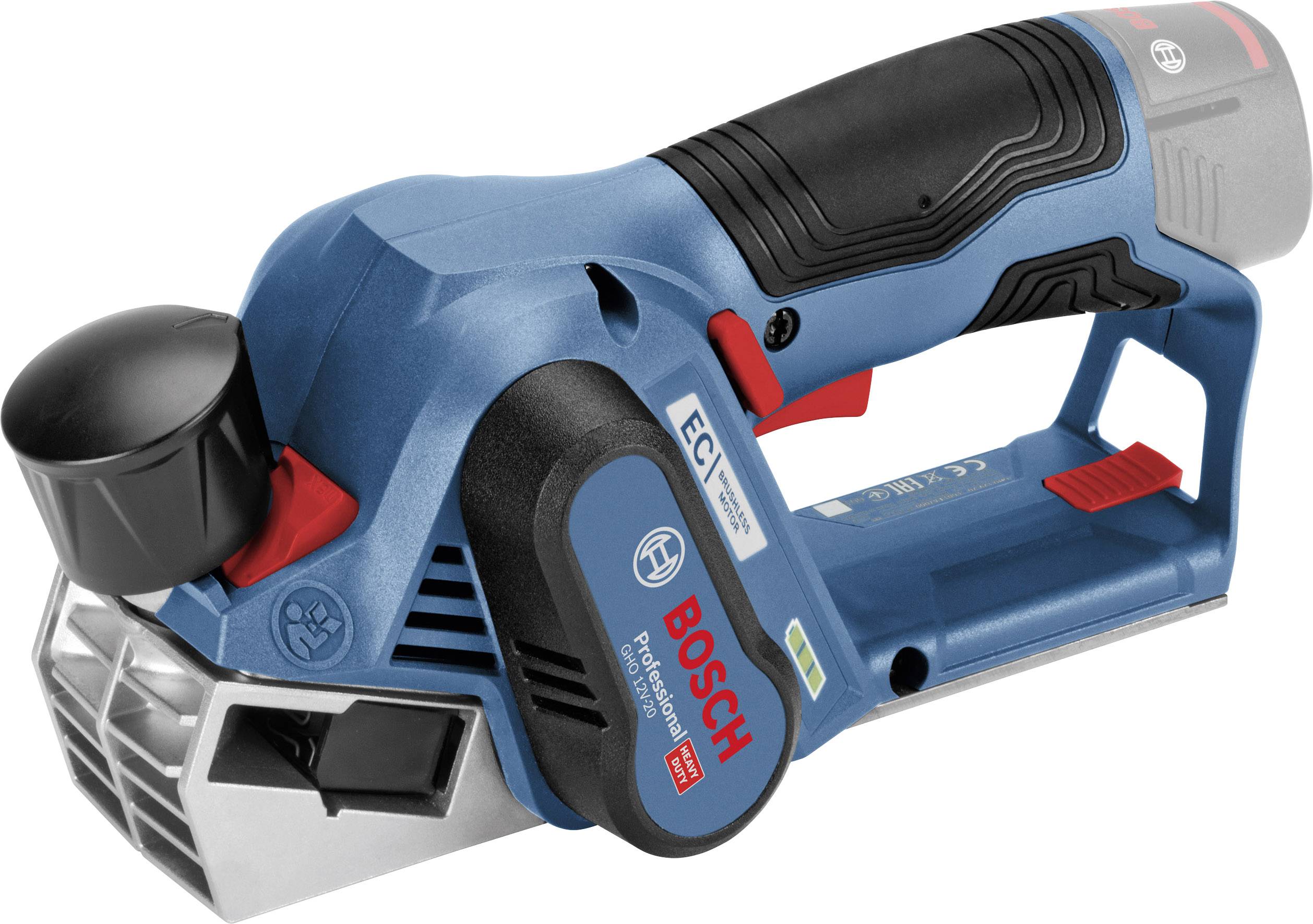 Bosch Professional GHO 12V-20 Cordless planer w/o battery Plane width: 56 mm 12 V Fold depth (max.): 17 mm