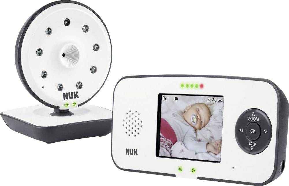 NUK 550VD 10.256.441 Baby monitor incl. camera Digital 2.4 GHz