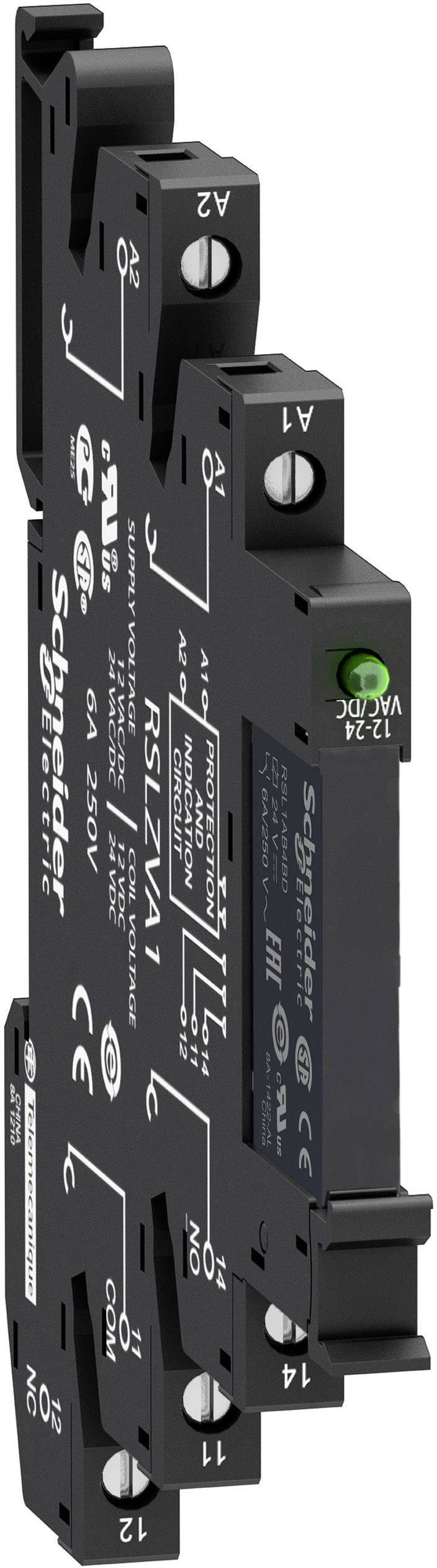 Schneider Electric RSL1PVPU Plug-in relay 230 V DC, 230 V AC 6 A 1 change-over 1 pc(s)
