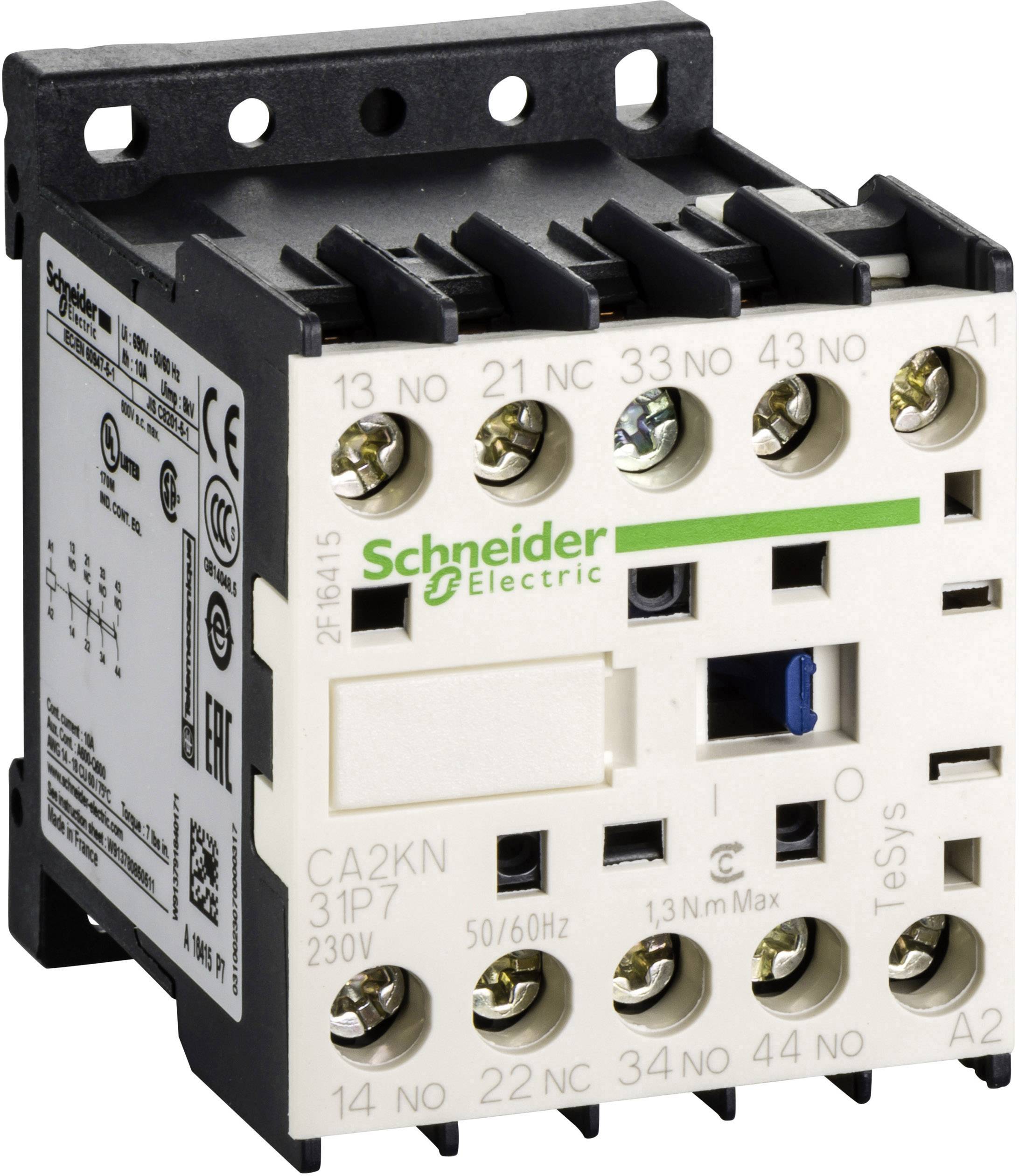 Schneider Electric CA2KN31P7 Auxiliary contactor 3 makers, 1 breaker 1 pc(s)