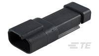 TE Connectivity Pin housing cable DT Total number of pins 2 DT04-2P-E005