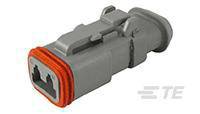 TE Connectivity Socket enclosure - cable DT Total number of pins 2 DT06-2S-CE04