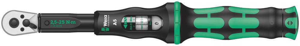 A torque screwdriver with digital display for Nm values, ergonomic handle and compact design.