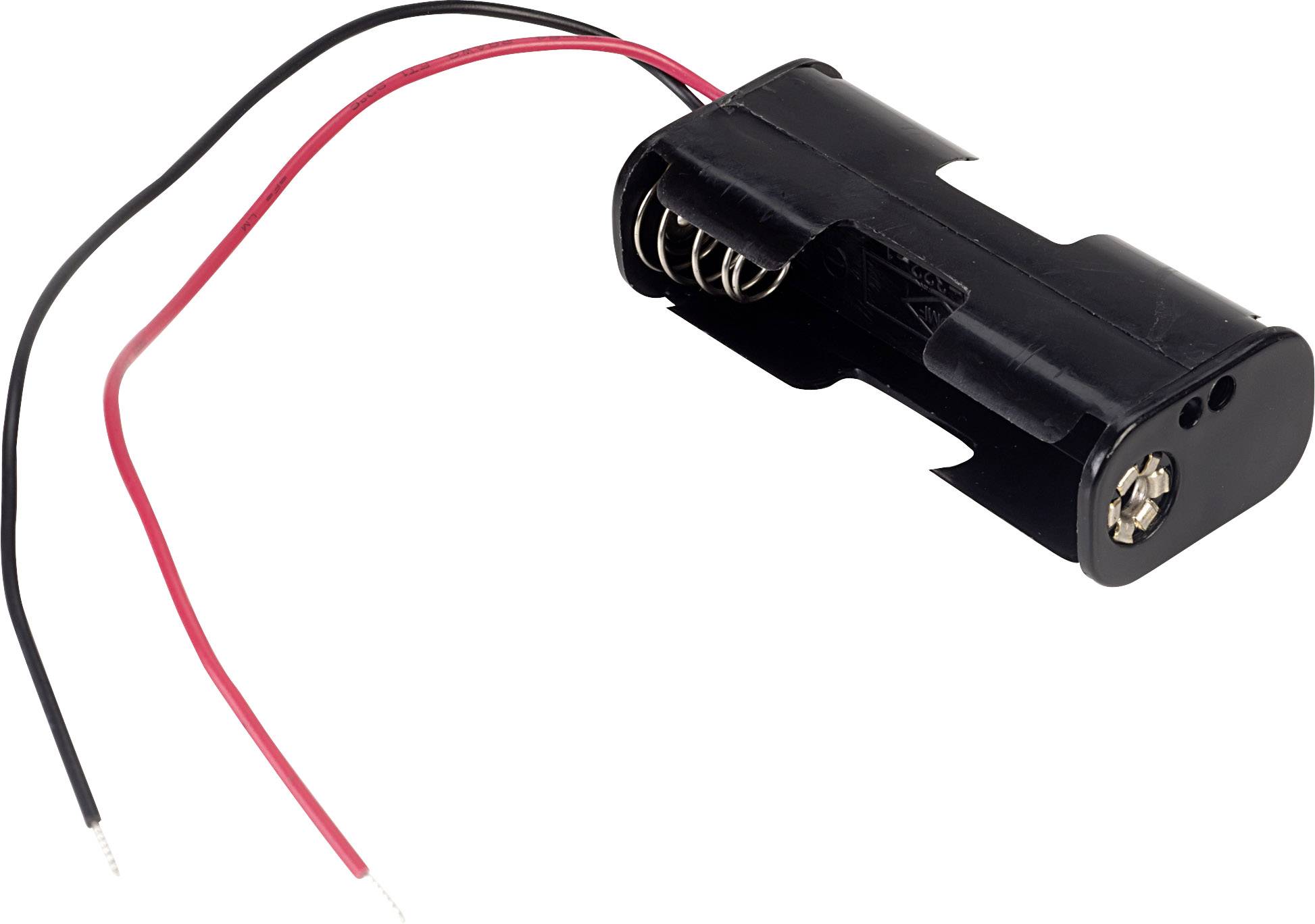 TRU COMPONENTS BH-322-1A Battery tray 2x AA Cable