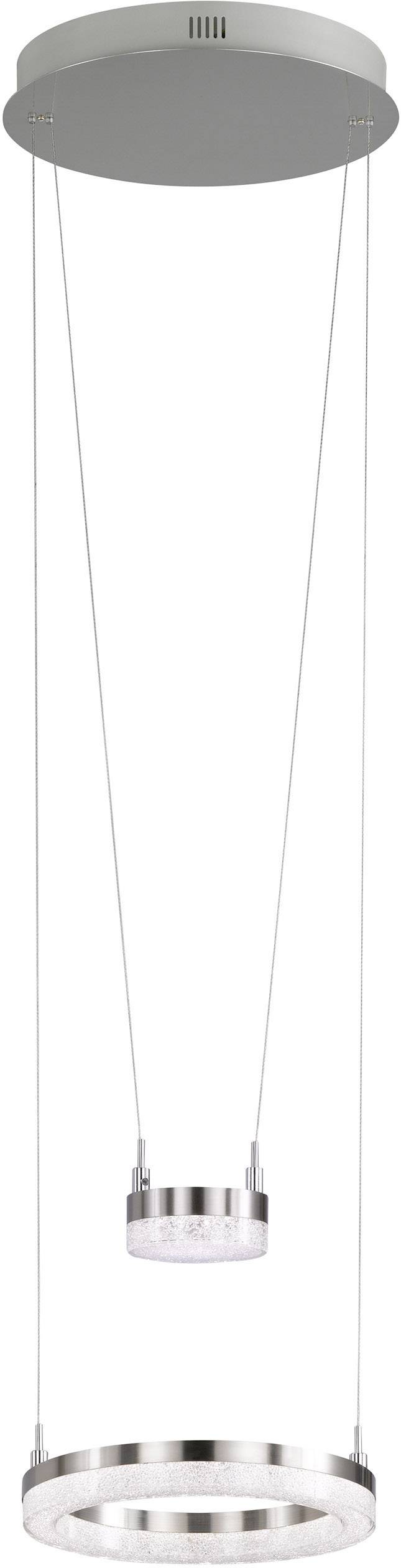 WOFI Mason 6434.02.64.7250 LED pendant light 25 W Nickel (matt)