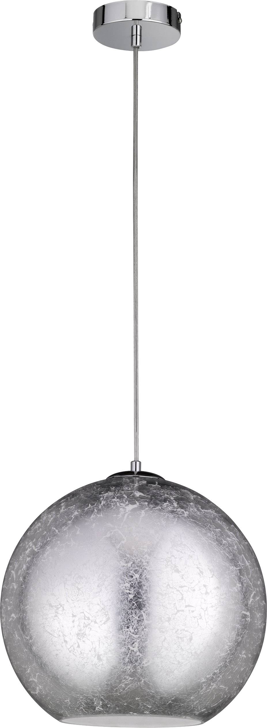 WOFI Fara 6371.01.70.7000 Pendant light LED (monochrome) E-27 60 W Silver