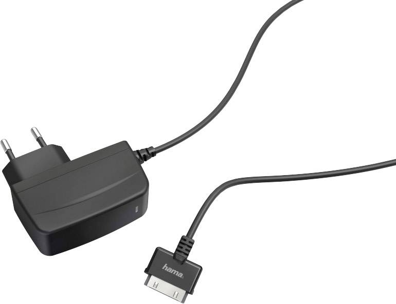 Hama 30pin 00173655 USB charger Mains socket Max. output current 1000 mA 1 x Apple dock plug