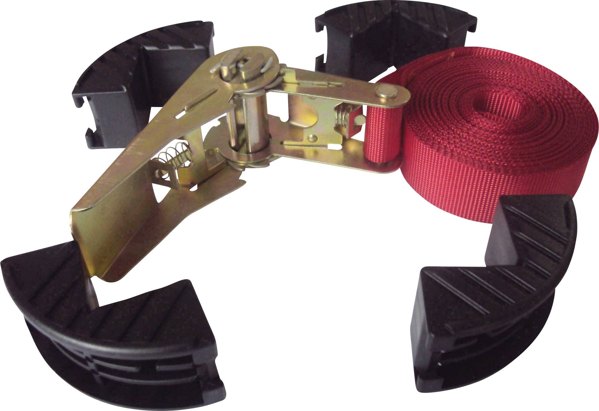 HP Autozubehör 12105 Elastic strap Low lashing capacity (single/direct)=250 daN (L x W x H) 19 x 25 x 5 mm Ratchet EN 12195-2