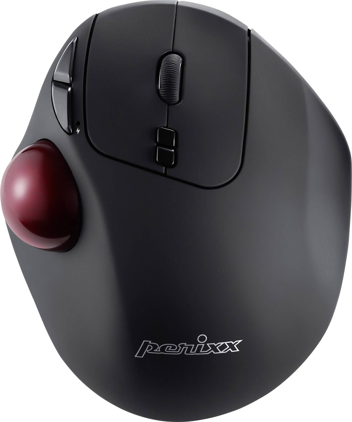 Perixx PERIMICE-717 D Trackball Radio Laser Black 7 Buttons 2000 dpi Ergonomic, Built-in trackball