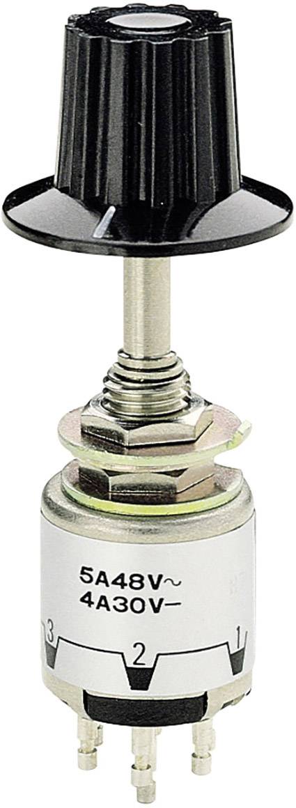 Marquardt 9030.0100 9030.0100 Rotary switch 48 V AC 5 A Switch postions 6 1 x 60 ° 1 pc(s)
