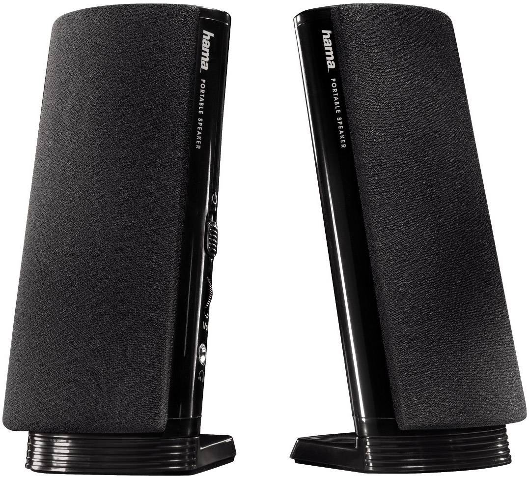 Hama E 80 2.0 PC speaker Corded 2.5 W Black