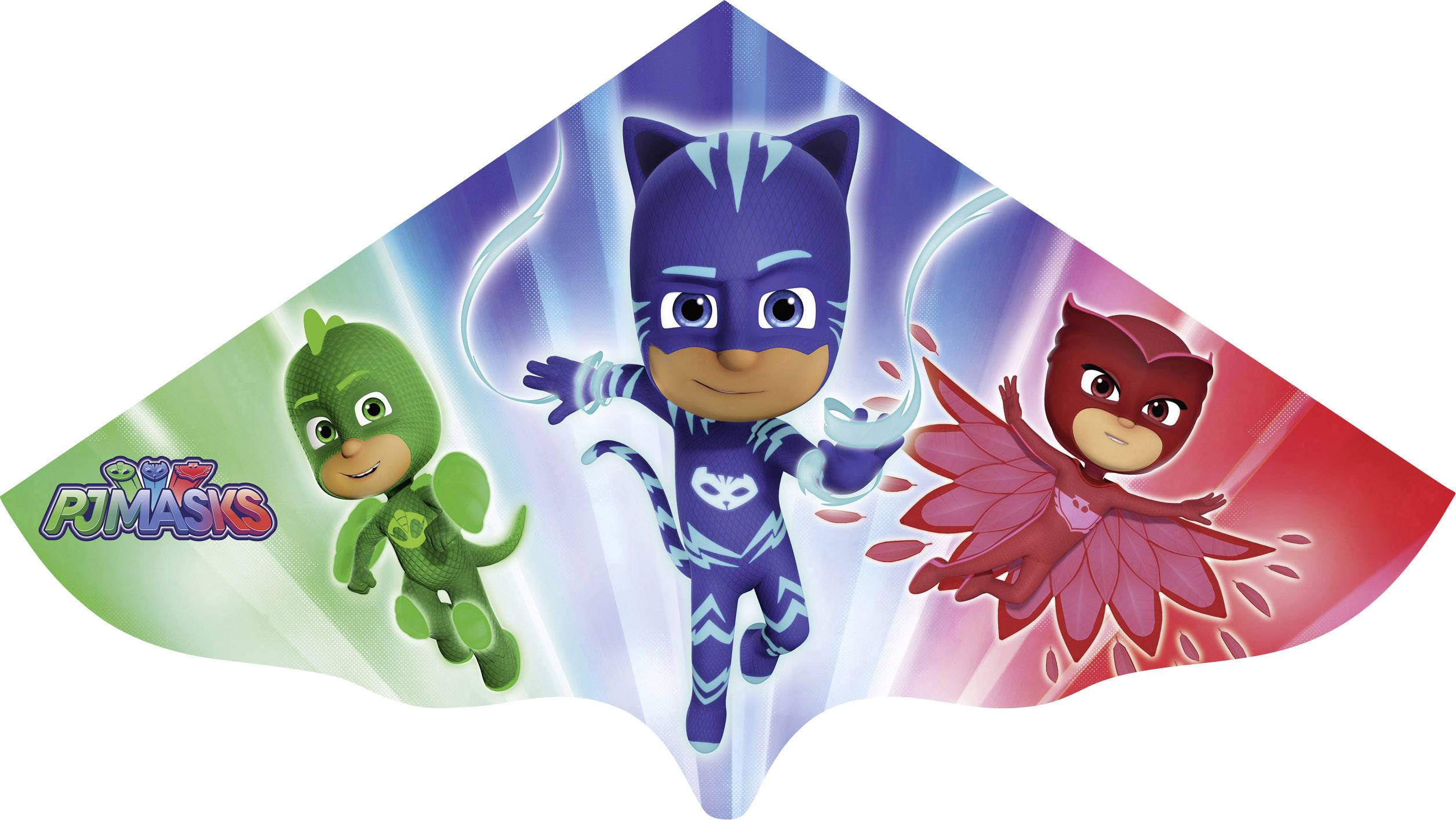Single line Kite Günther Flugspiele PJ Masks Wingspan 1150 mm ATT.FX.WIND_FORCE_SUITABILITY 4 - 6 bft