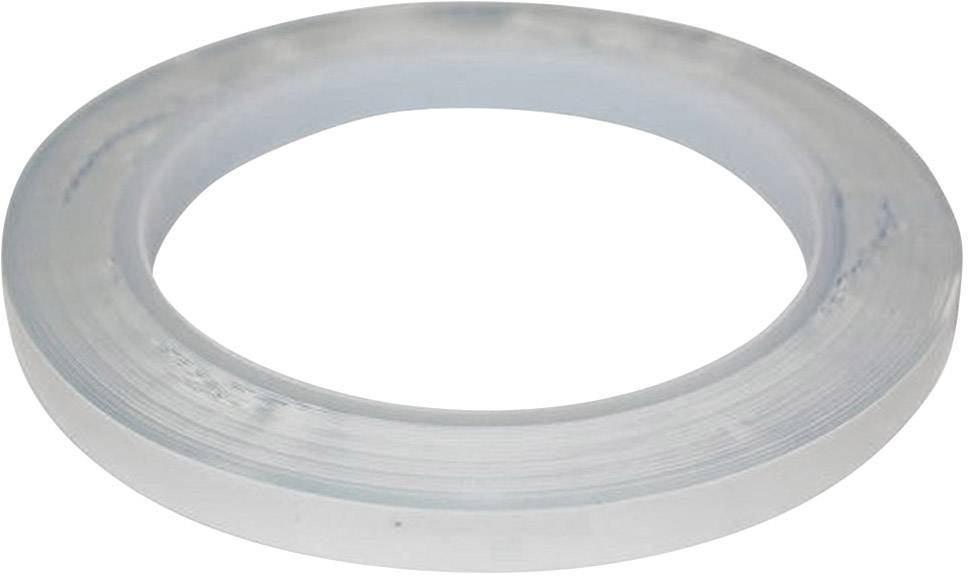 A roll of clear double-sided adhesive tape. It has a thin, flexible structure and is suitable for invisible fixing.