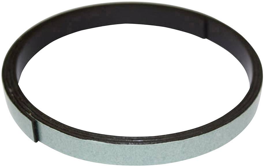 A flat, round metal ring with a green outer surface and black inner surface, possibly a component of a technical device.