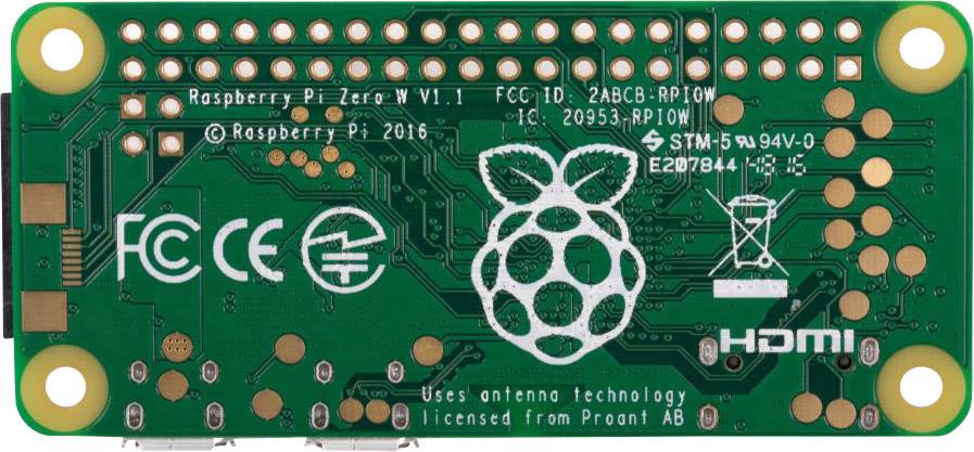 Raspberry Pi® Raspberry Pi® Zero W 512 MB 1 x 1.0 GHz