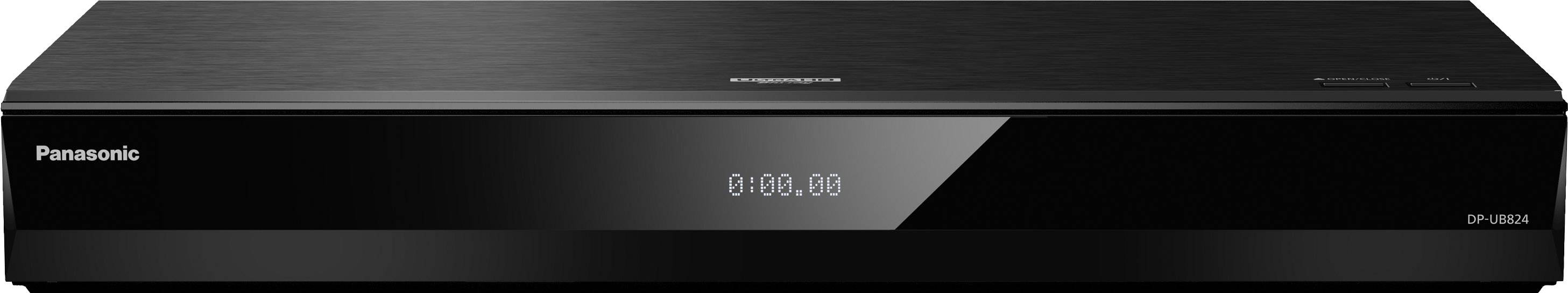 Panasonic DP-UB824 UHD Blu-ray player 4K Ultra HD, Wi-Fi, Smart TV, Amazon Alexa support, Google Assistant support Black