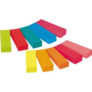 Colourful foam blocks in various colours and sizes, arranged side by side, on a white background.