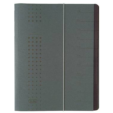 Elba chic 400001032 Organiser Grey A4 Cardboard No. of compartments: 12