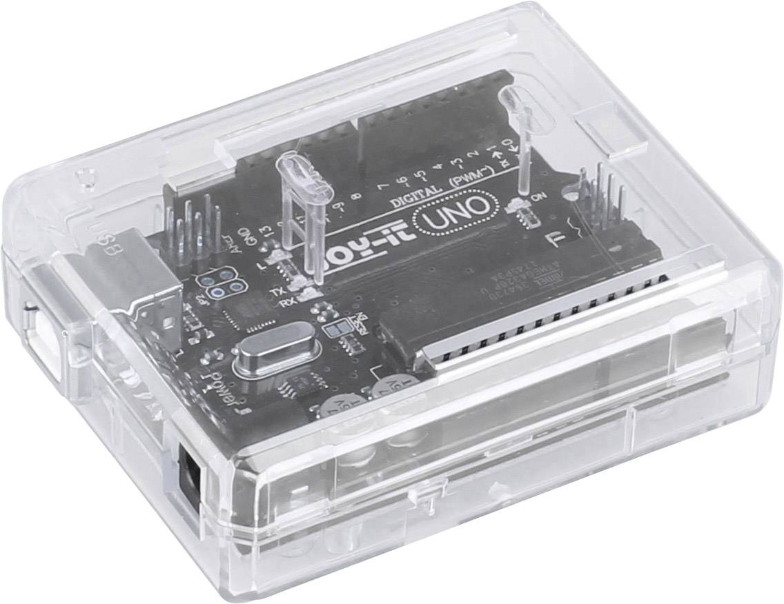 Joy-it ard_UNO-case1 MC enclosure Compatible with (development kits): Arduino Acrylic