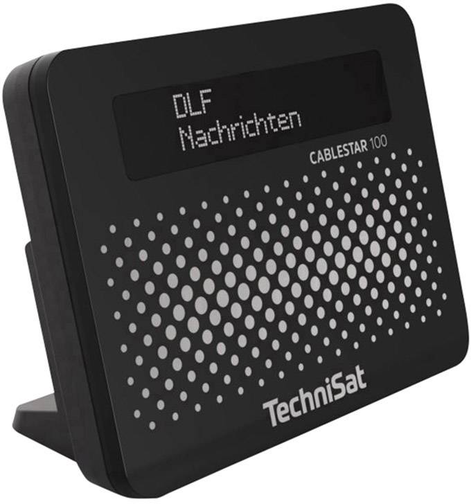 TechniSat Cablestar 100 Digital radio receiver unit Black