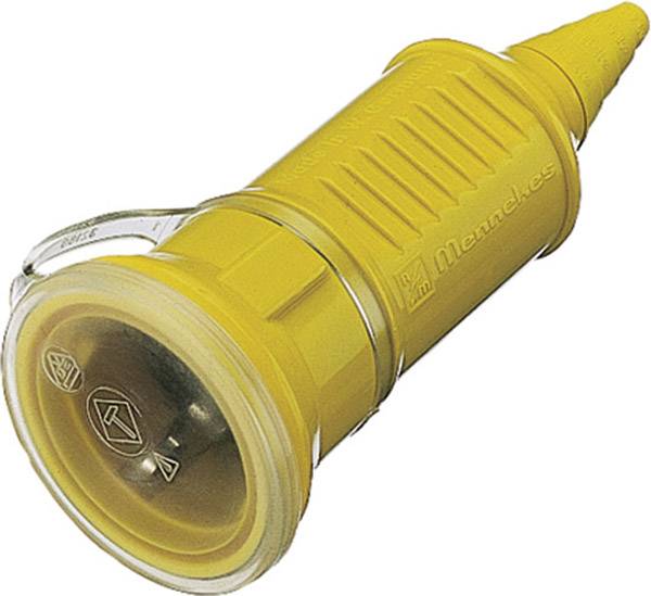 MENNEKES 10845 Safety mains socket Plastic 230 V Yellow IP44