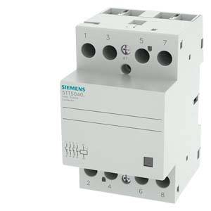 A three-pole circuit breaker by Siemens, Model 5TT5040, for power distribution in electrical installations.