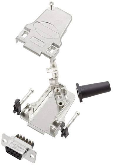 Amphenol L17D45ZF25-RG+L77DB25SST D-SUB receptacle set 45 ° Number of pins: 25 Screws 1 Set