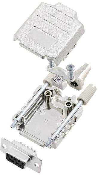 Amphenol L17DPPK37-M+L717DE37S D-SUB receptacle set 180 ° Number of pins: 37 Solder bucket 1 pc(s)