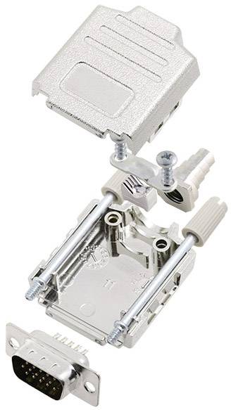 Amphenol L17DPPK09-M+L717HDE15P D-SUB pin strip set 180 ° Number of pins: 15 Solder bucket 1 pc(s)