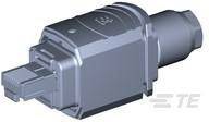 TE Connectivity RJ45 plug connector 1987004-2 Plug, straight No. of pins (RJ) 8P8C Green 1 pc(s)