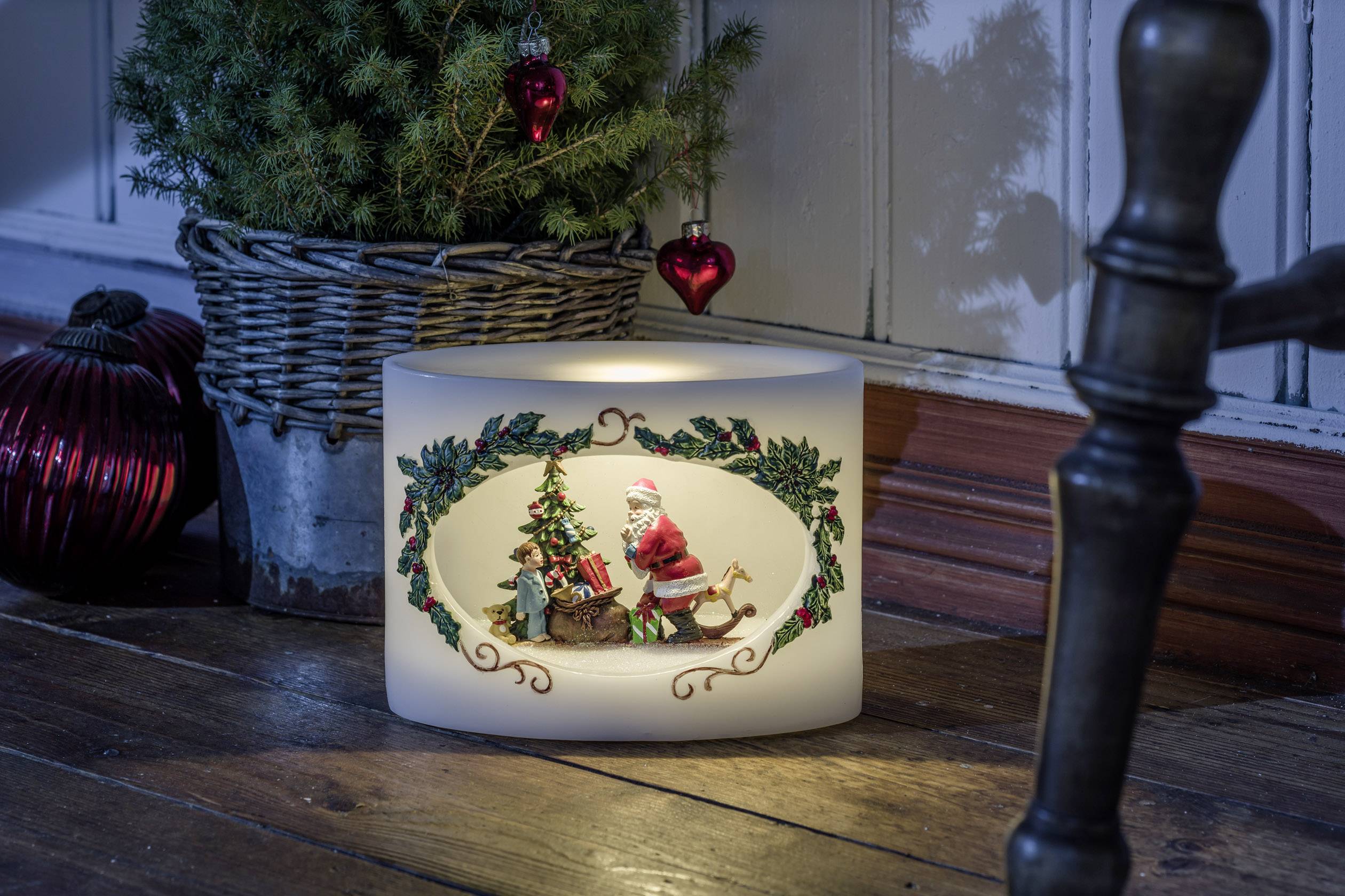 Konstsmide 1892-100 LED wax candle White Warm white