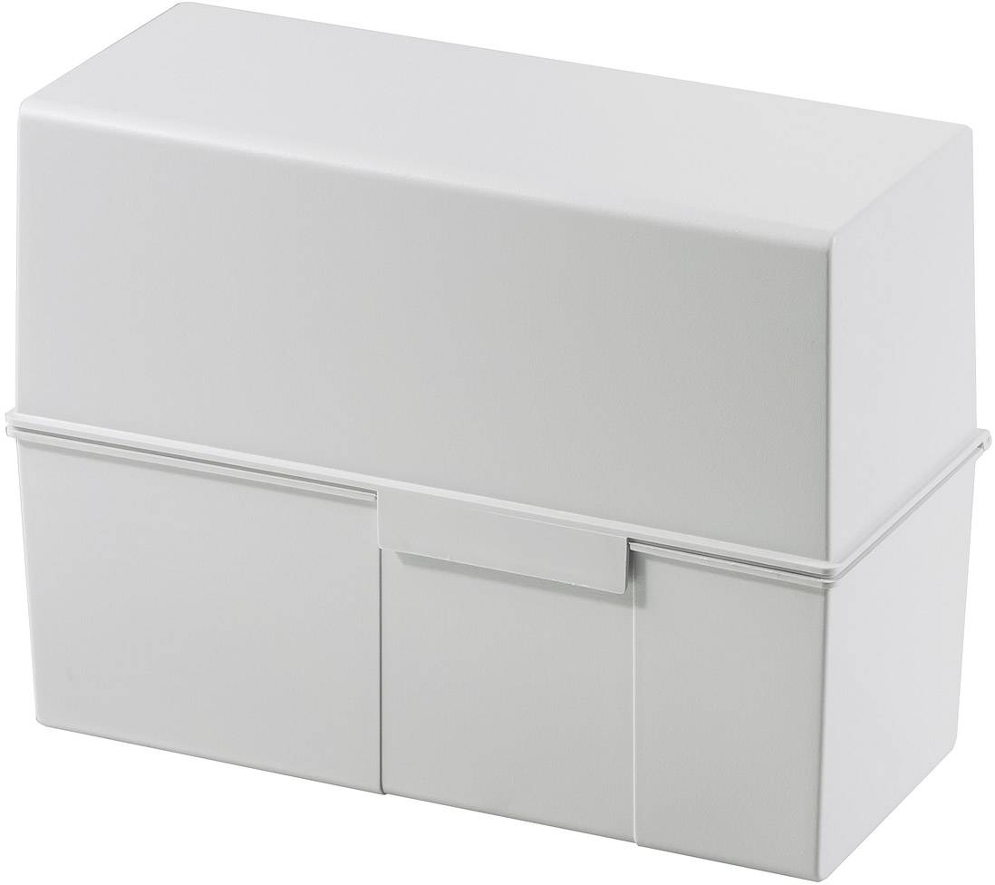 HAN 975-11 Card index box Light grey No. of cards (max.): 500 cards A5 landscape
