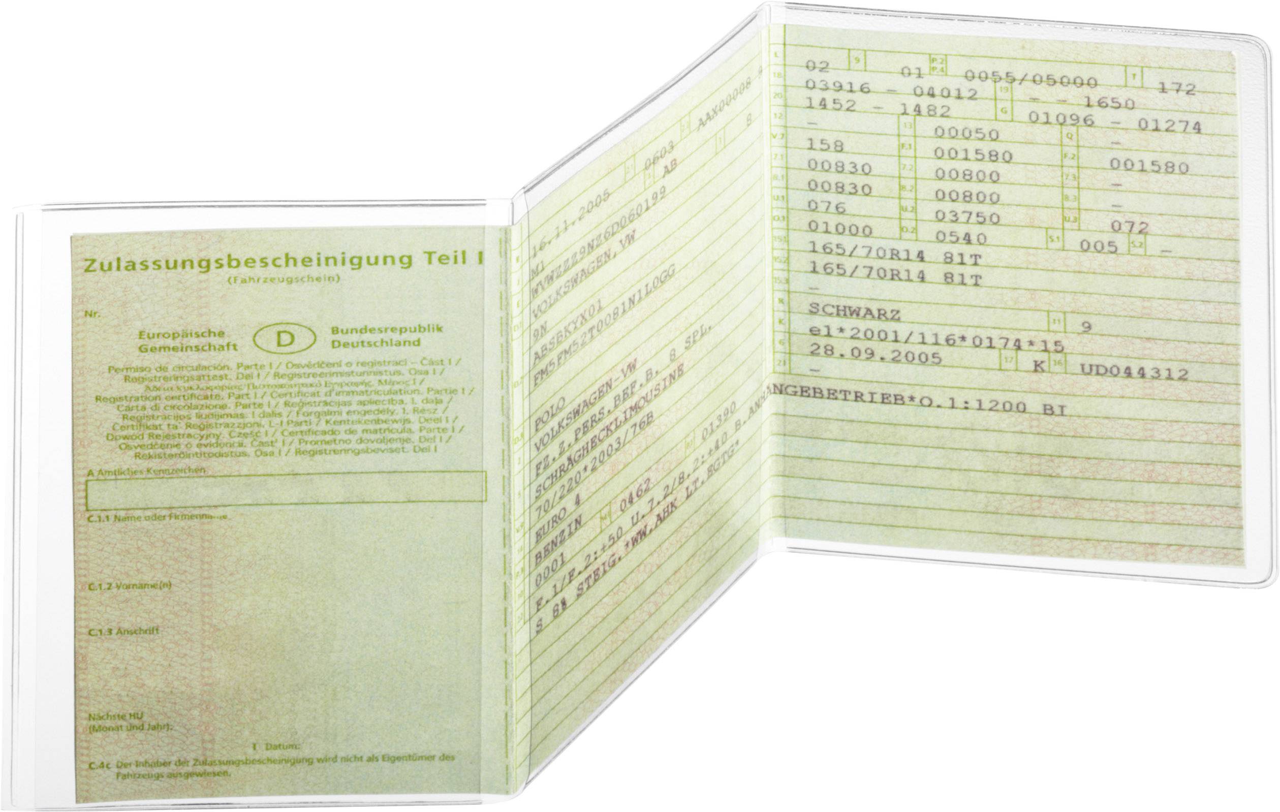 Durable Identity document sleeve 214219 Transparent