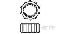 TE Connectivity 213810-1 Bullet connector Sealing Total number of pins: 3 Series (round connectors): CPC