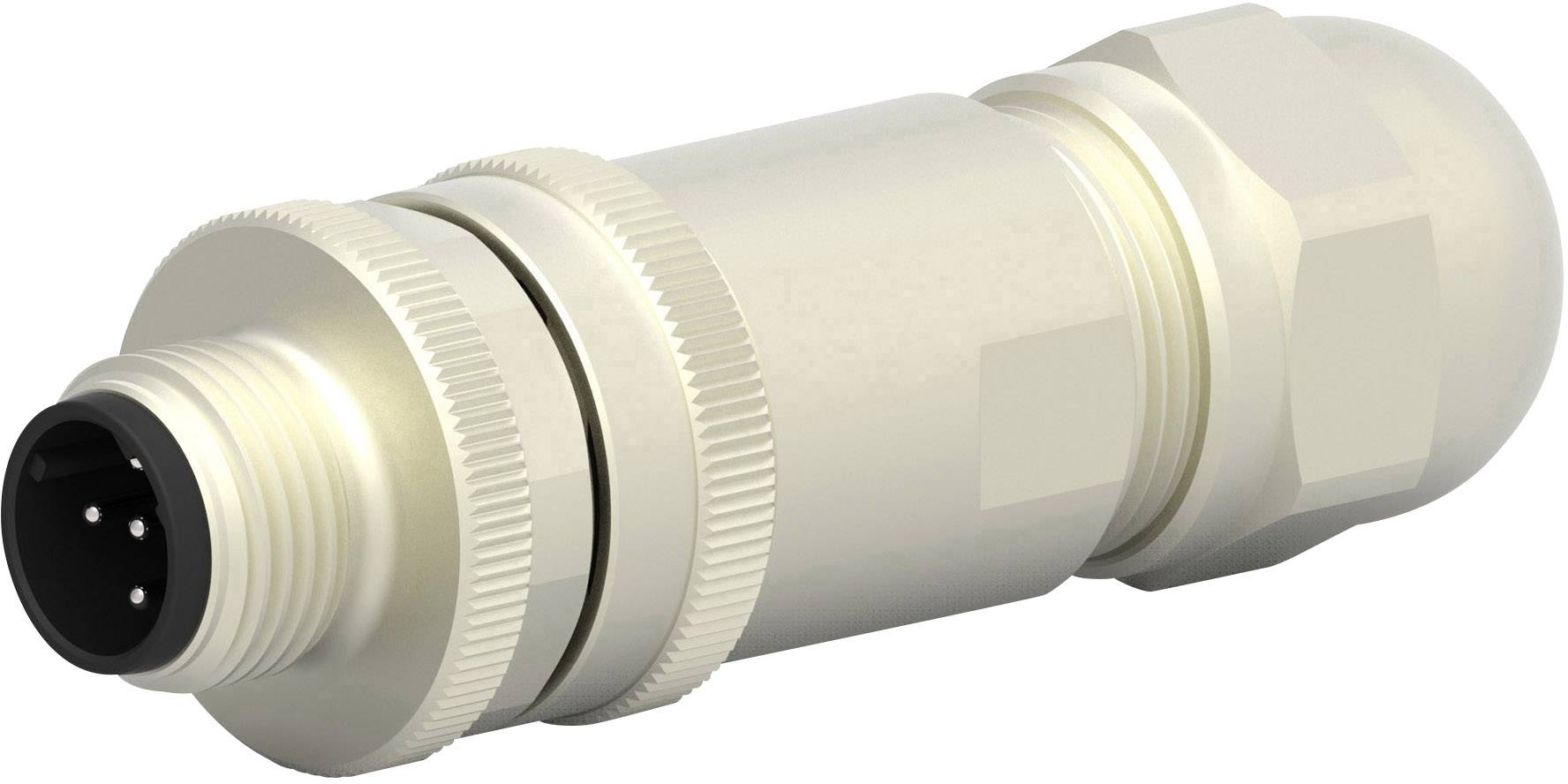 TE Connectivity T4111511051-000 Sensor/actuator connector M12 Plug, straight No. of pins (RJ): 5 1 pc(s)