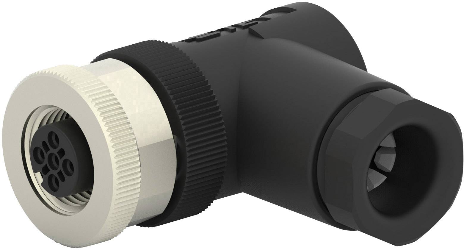 TE Connectivity T4112002021-000 Sensor/actuator connector M12 Socket, right angle No. of pins (RJ): 2 1 pc(s)