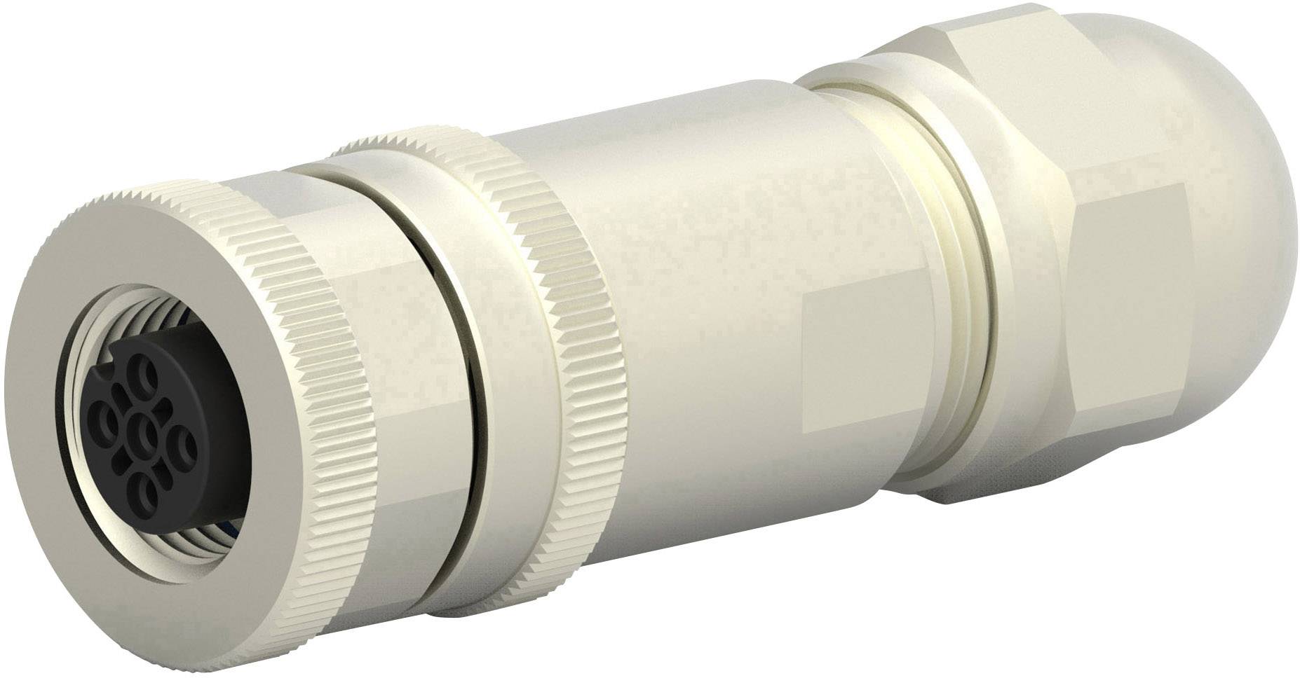 TE Connectivity T4110012021-000 Sensor/actuator connector M12 Socket, straight No. of pins (RJ): 2 1 pc(s)