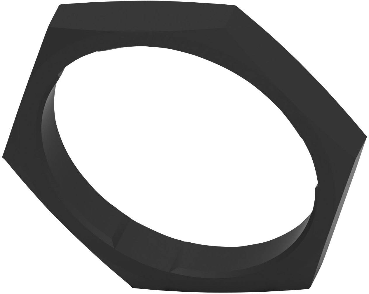 TE Connectivity 2411-002-1805 Bullet connector locknut Series (round connectors): HDP20