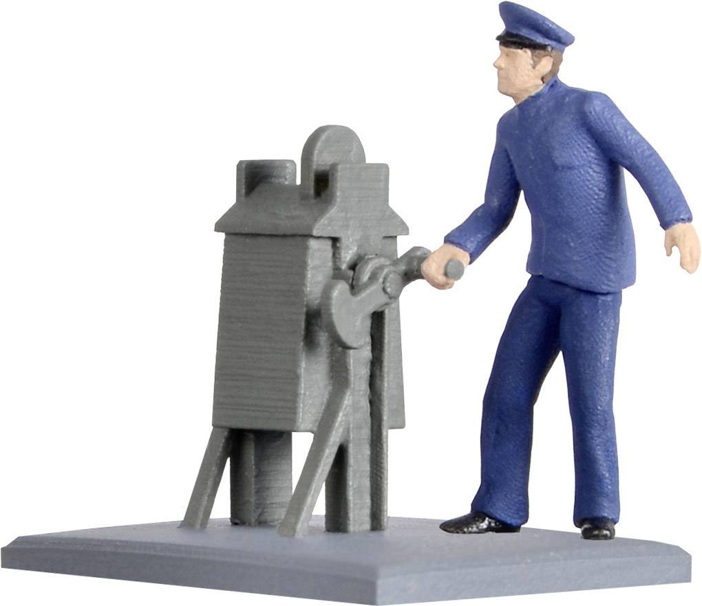 Viessmann Modelltechnik H0 Barrier-attendant Painted, Standing