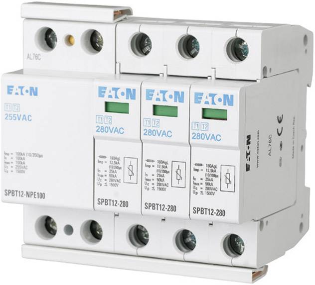 Eaton 158332 SPBT12-280-3+NPE Surge arrester Surge protection for: Switchboards 1 pc(s)