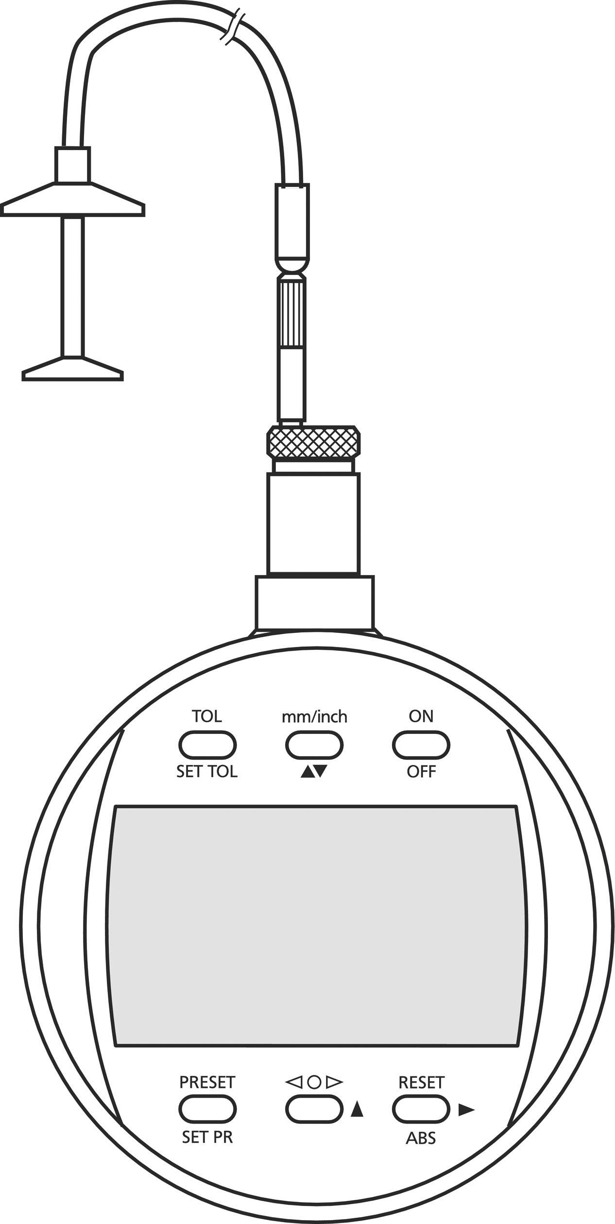 HELIOS PREISSER 1739910 Lever gauge